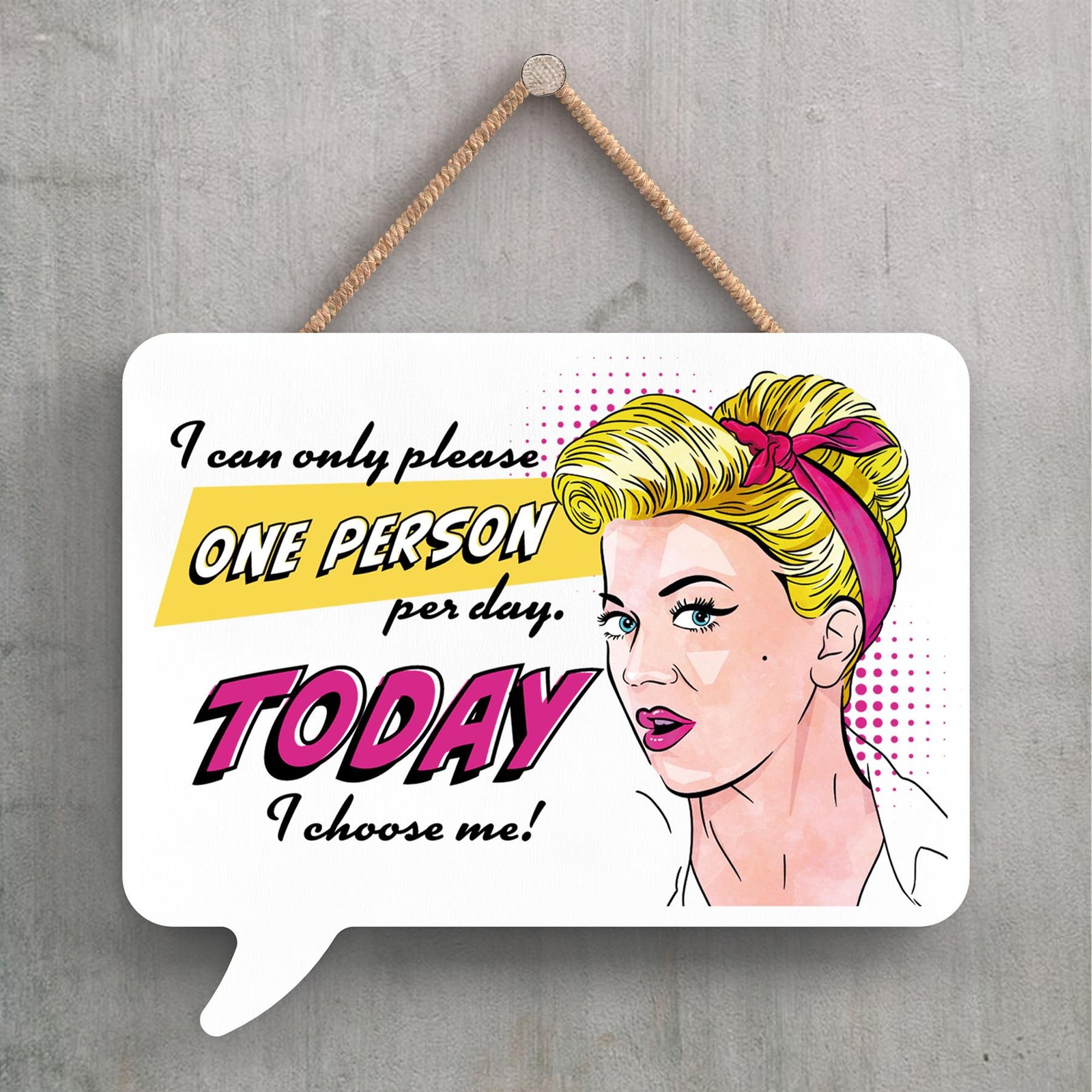 BETTY'S TODAY I CHOOSE ME SML SPEECH BUBBL