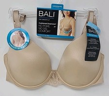 Bali One Smooth U Dreamwired Full-Figure Underwire Bra DF6580 Nude 34C NWT