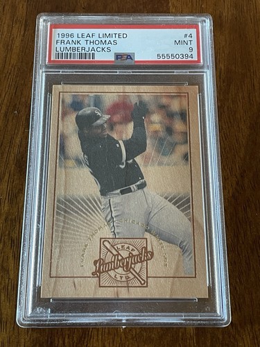 Frank Thomas #4 1996 Leaf Limited Lumberjacks card