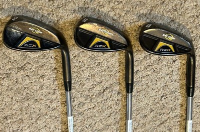 Ray Cook RCX Wedge Set 52 Gap, 56 Sand, 60 Lob Right Handed. Stiff Steel