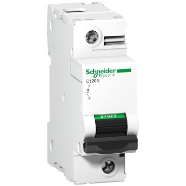 Acti9 Overcurrent Switch C120N-C63-1 C 63A ACTI 9 A9N18356
