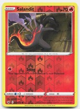 Spada e Scudo Salandit 027/202 NM Pokemon Reverse Holo Carta Tcg Comune