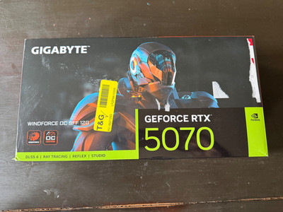 GIGABYTE Windforce OC GeForce RTX 5070 12GB GDDR7 Graphics Card