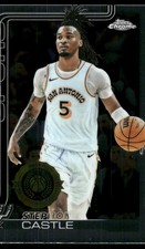 2025-26 Topps Chrome #228 Stephon Castle San Antonio Spurs