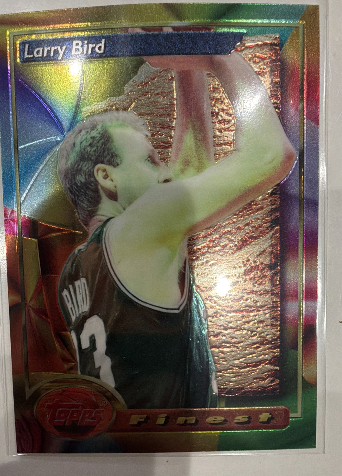 1993-94 Topps Finest - Larry Bird #2 Refractor