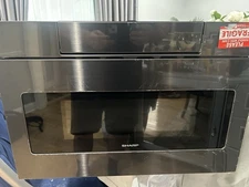 ​Sharp SMD2470ASY Microwave Drawer with Concealed Controls, Sensor Cooking LOCAL