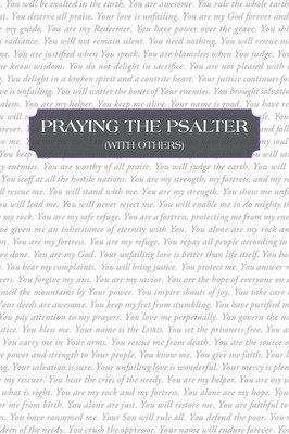 Praying the Psalter (With Others) David Rapp Taschenbuch Englisch 2025
