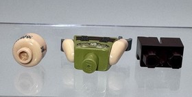 LEGO Hobbit LoTR: Dwalin Dwarf Minifigure lor050 79003 *side Torso Crack*