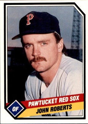 1989 Pawtucket Red Sox CMC #21 John Roberts Middletown Ohio OH Baseball Card