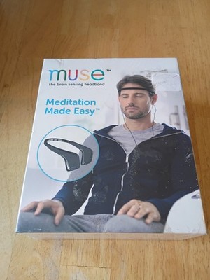 Muse Headband MU-02-BK-EN Black Bluetooth iOS/Android w/ USB Cable, Guide