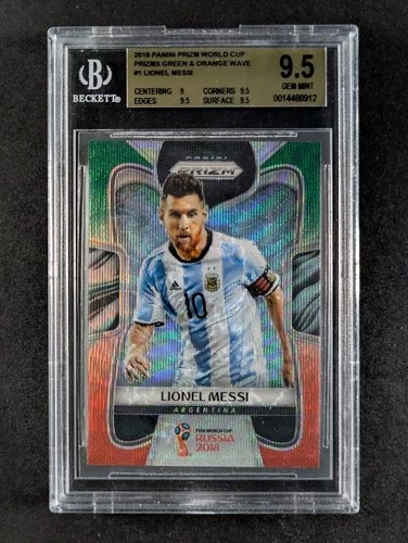 World Cup Lionel Messi 2018 Panini Prizm World Cup Lionel Messi #1 Green