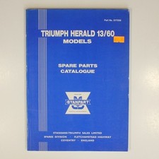 Triumph Herald 13/60 Models Spare Parts Catalogue: (517056)