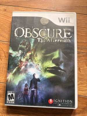 Nintendo Wii Obscure The Aftermath Survival Horror Ignition Manual Included