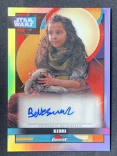Belle Swarc as Kerri 2025 Topps Finest Star Wars Refractor Auto #FA-SWA