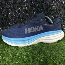 Hoka One One Bondi 8 Mens Sz 10.5 2E Running Shoes Sneakers Comfort Athletic