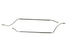 Rear Axle Brake Lines - Fits 68-72 Stainless Steel / Rear Drum