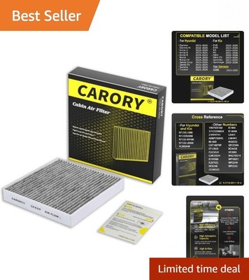 High-Efficiency Cabin Air Filter for Hyundai, Kia & Genesis - Easy Install CF820