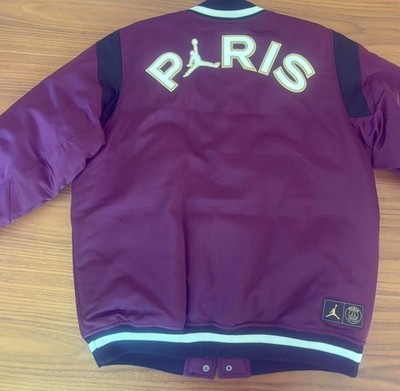 Nike Jordan Paris Saint-Germain PSG Varsity Jacket Size Medium  New NWT