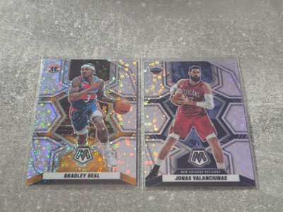 2021-22 Panini Mosaic Basketball - Silver Fast Break Prizm - Beal & Valanciunas 