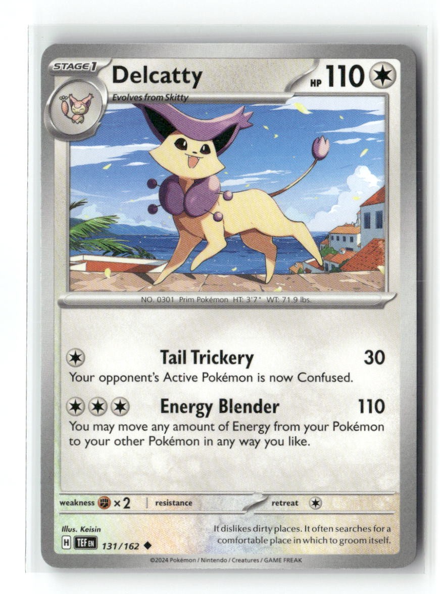 Delcatty 131/162 Uncommon Temporal Forces Pokemon Near Mint