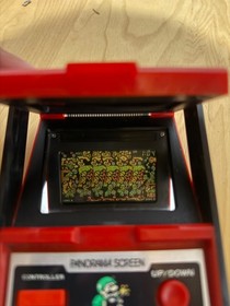 Nintendo Game&Watch Panorama Screen Mario&rsquo;s Bombs Away POWERS ON/ FOR PARTS