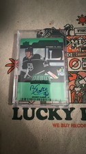 2023 Brandt Clarke Debut Ticket Access Green Auto #/25 Credentials