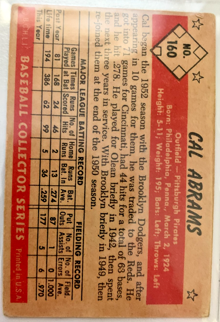 5 1953 Bowman Color Pittsburgh Pirates Garagiola La Palme Friend ...