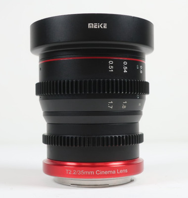 Meike 35mm T2.2 Cinema Lens Sony E Mount 6K Cine Lens 77mm Filter Free Shipping
