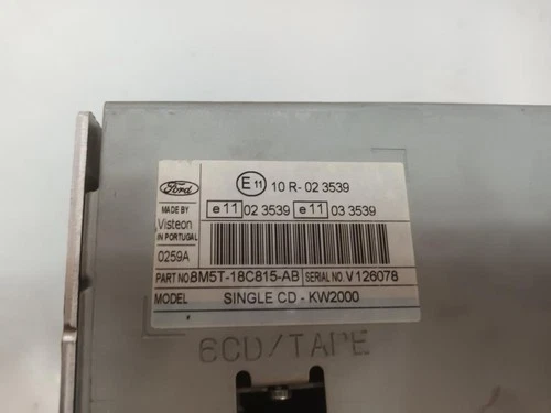 8M5T18C815AB Audio-/Radio-CD-System Für FORD FOCUS BERLINA (CAP) 2008 4325860 - Bild 5 von 10