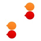  Set of 2 Silicone Heat Resistant Mat Cup Coaster Jar Round Gripper Pad