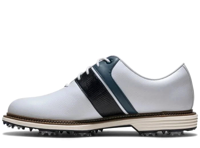 NEW FootJoy Premiere Series Packard Golf Shoes White/Pageant Blue