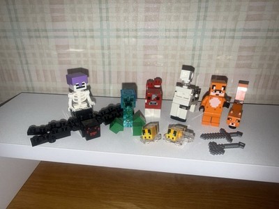 Lego Minecraft Ersatzteile Konvolut Minifiguren Tier Waffen etc Restposten