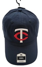 Minnesota Twins baseball hat Adjustable strap back dad hat twin city blue