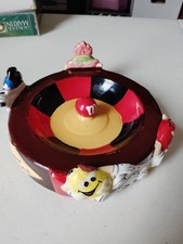 M&Ms Las Vegas roulette wheel candy dish, fea...