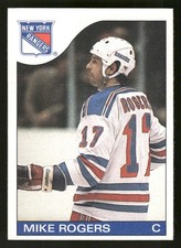 1985-86 Topps Hockey Card #39 Mike Rogers