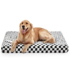 JOEJOY XL Orthopedic Dog Bed 42x28 Memory Foam Egg Crate Washable Cover