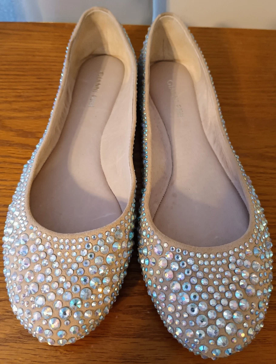 Iridescent flats best sale