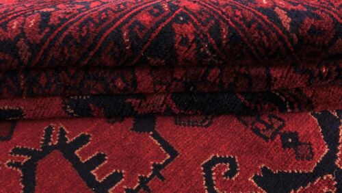 Afghan Teppich Khal Mohammadi 300x500 Handgeknüpft Braun Durchgemustert - Picture 8 of 9