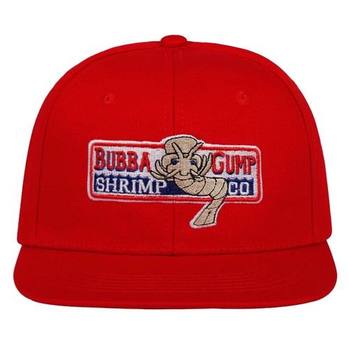 Bubba Gump Shrimp Co. Red Trucker Hat Forrest Gump Cap Costume Baseball Hat - Picture 16 of 27
