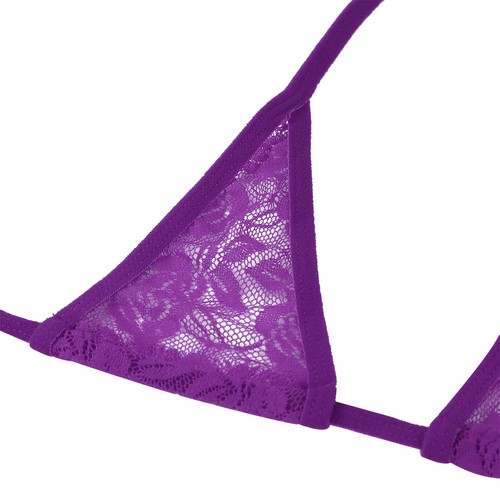 Mujeres Micro Bikini Set Mini Sujetador Brasileño Prenda para el torso G Cuerda Tanga Ropa de playa Traje de baño - Imagen 19 de 69