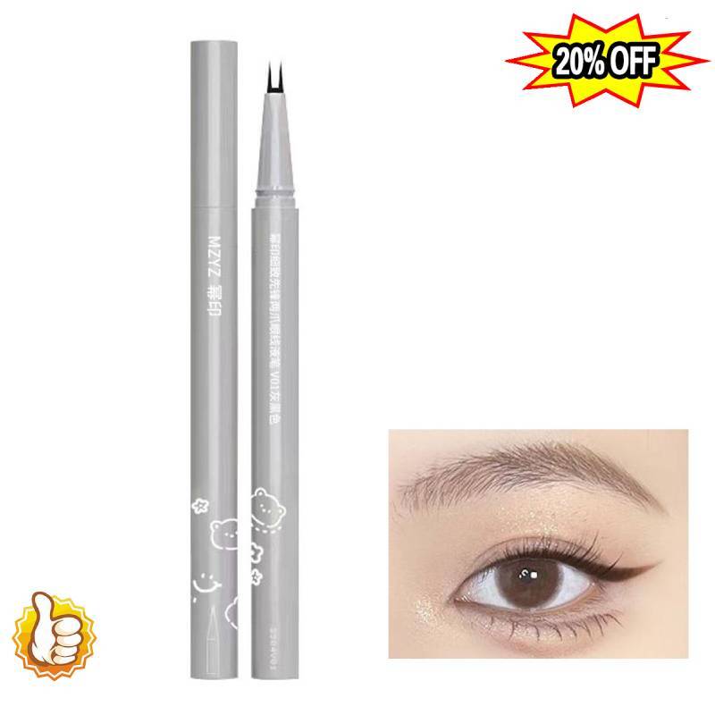Double Tip Lower Eyelash Pencil, Waterproof Liquid Eyeliner Black/ G4B6