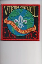 1993 Viking Council Brotherhood Of Scouting Expo patch