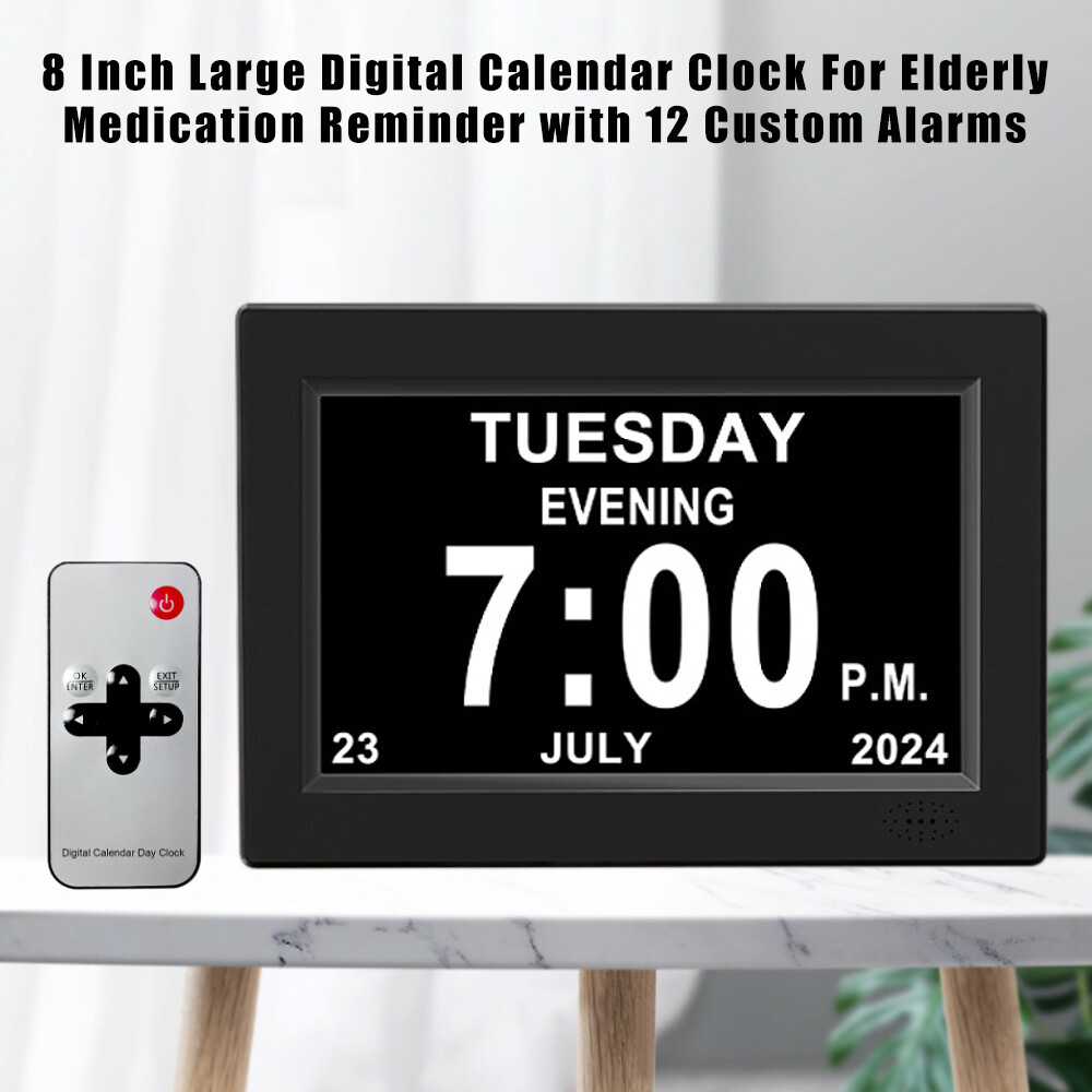 Demenz Uhren Mit Wochentag Und Datum Zoll Digitale Kalender