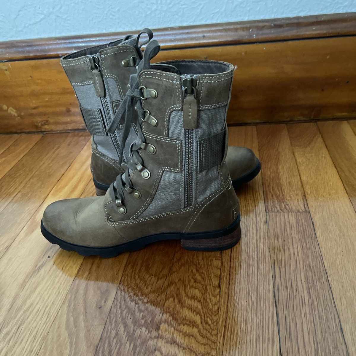 SOREL Women\'s Emelie™ Leather Brown Conquest Boot 9.5 SOREL Kinetic Impact Conquest Plus Waterproof Boot - Women main image 2