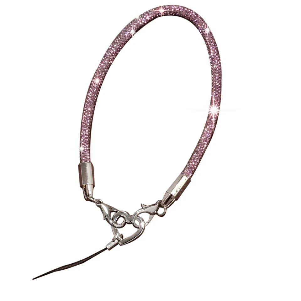 Bling Sparkle Cell Phone Charms Strap Lanyard Case Wristlet Keychain for Women - Image 4 of 4