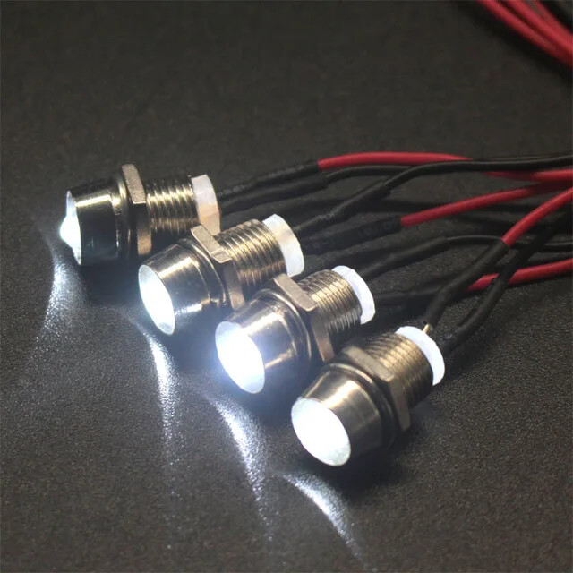 Led Light 3mm 5mm Headlamps Headlights 4led Light Futaba Plug