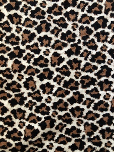 Maglione leopardato Diane Von Furstenberg Sydney XS misto cotone seta - Foto 5 di 6