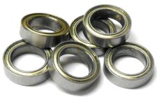 10 X Metal Sealed Ball Bearings 15mm X 10mm X 4mm 15x10x4 15 x 10 x 4