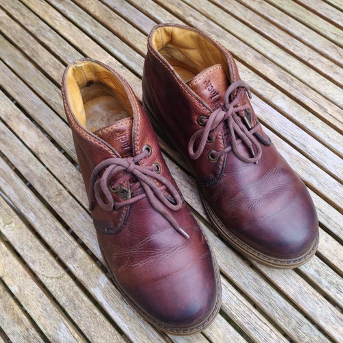 Panama Jack Brown Leather Boots UK 7 EU40 Ankle Lace up Waterproof Made in Spain - Picture 12 of 23