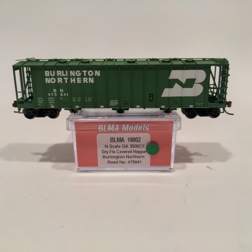 Tolva cubierta BLMA escala N Burlington Northern 16002 BN 475841 3500CF | Zustand: Used